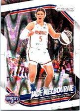 2025 Panini Prizm WNBA #128 Jade Melbourne White Seismic Prizms