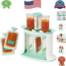 Mess-Free Squeeze Station for Nutritious Baby Food - Dishwasher Safe BPA-Free