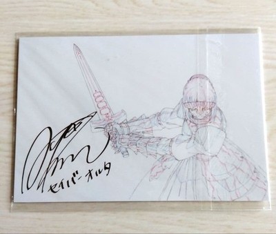 Fate stay night handsignierte Postkarte