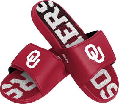 Mens Ncaa College Team Logo Athletic Sport Shower Flip Flop Gel Slides SANDAL, G