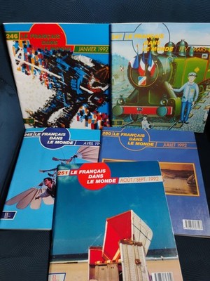 LE FRANCAIS DANS LE MONDE (1992 TPBs) 5 BOOK LOT