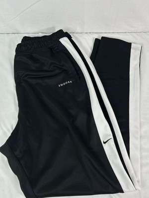 Nike Swoosh NSW Double Swoosh Track Pants MCMLXXII Size XXL Black White