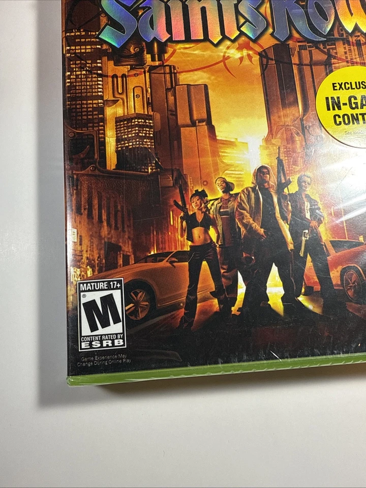 Saints Row (Xbox 360, 2006) BRAND NEW FACTORY SEALED Nice Collector Quality! - Image 3 of 4