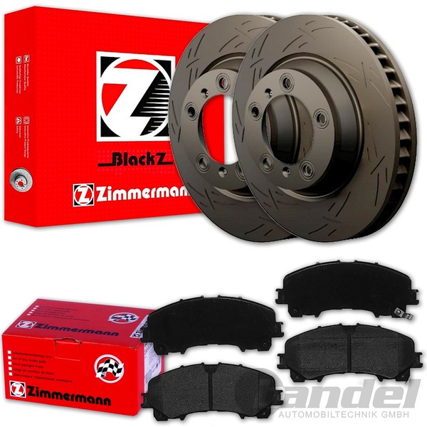 Zimmermann Sport Bremsscheiben 320Mm + BelÄGe Vorne FüR Nissan X-TRAIL T32-image