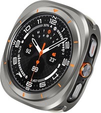 Metal Case For Samsung Galaxy Watch Ultra 47mm, Rugged Thin Hard Frame Cover