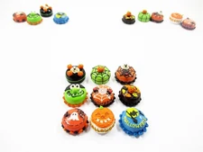 Dollhouse Miniature Food 9 Mixed Halloween Mini Cake 1.5 cm Bakery 16083