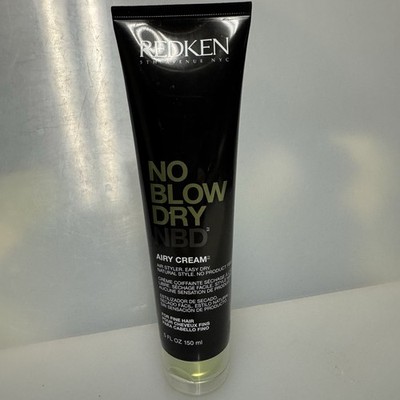Redken No Blow Dry NBD Airy Cream For Fine Hair 5 oz Air Styler