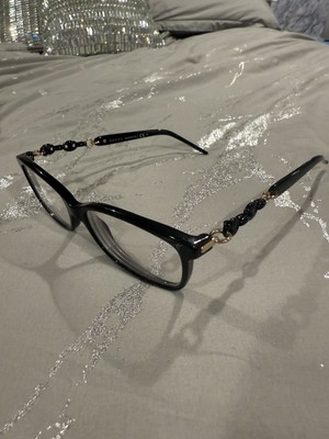 Authentic Gucci Black And Gold Eye Glasses