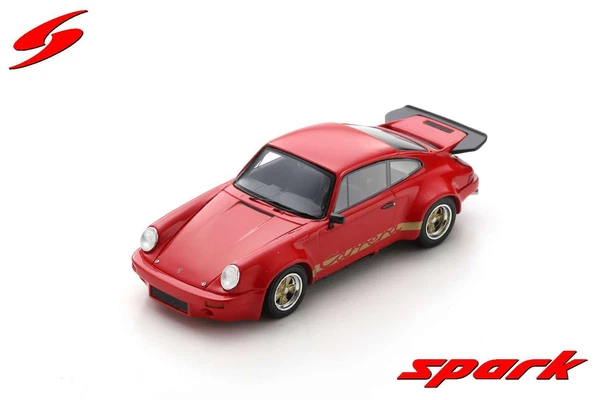 Spark S7639 1:43 Porsche 911 Rs 3.0 Modellauto 1974 Rot Resin, Ovp Mit Box-image