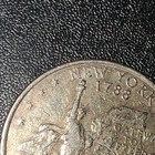 2001-D New York State Quarter mint die errors making it gold and black and gray  — photo 4