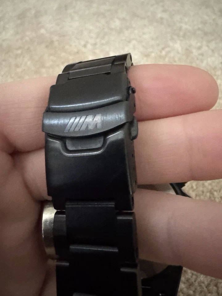 BMW Motorsport M5 M Power Racing Black GTR Car Accessory Sport Chronograph Watch - Image 4 of 4