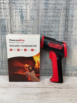 ThermoPro Non-Contact Digital Laser Infrared Thermometer Gun BBQ Temperature 