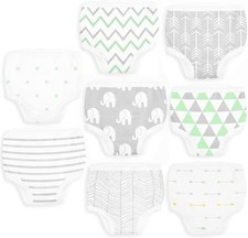 BaeBae Goods 8 Potty Training Underwear Boys Girls Absorbent Cotton Baby Toddler