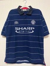 Umbro Manchester United 99-00 Away Kit Men Rare Sport Model Limited Edition VHTF