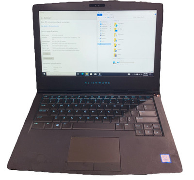 Alienware 13 R3 Laptop, Intel i7-7700HQ@2.8GHz, 8GB RAM, 256GB SSD, Win10P