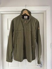 Fjallraven Mens Travellers Jacket Olive Size L. G1000. Ex.Condition. RRP £230