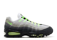 Nike Air Max 95 OG Neon 2025 Grey Suede Volt Accents Mens Shoes HM4740-001