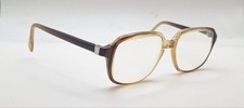 Vintage Clearvision Brown Translucent Oval Sunglasses FRAMES ONLY Hong Kong