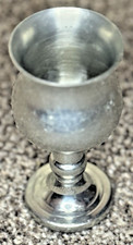 Vintage Pewter Goblet Made In