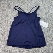 Athleta Women's Blue Seascape Blousy Tankini Top Size 34 B/C 657713- 01 NWT
