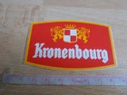 Sticker Beer Kronenbourg