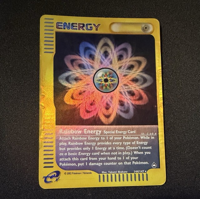 Rainbow Energy [Reverse Holo] #144 (Aquapolis (2003))