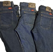 New Wrangler Jeans Lot of 3 Boy s size 12 Classic Straight Adjustable Waist