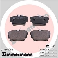 Zimmermann BremsbelÄGe Opel Vivaro X83 X82 Renault Trafic Nissan X83 NV300 X82
