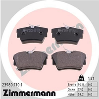 Zimmermann BremsbelÄGe Opel Vivaro X83 X82 Renault Trafic Nissan X83 NV300 X82