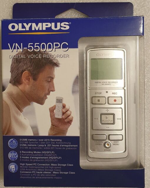 Olympus Vn 5500 Pc Digital Diktiergerat Top Zustand 2 X Benutzt Neuwertig Ebay