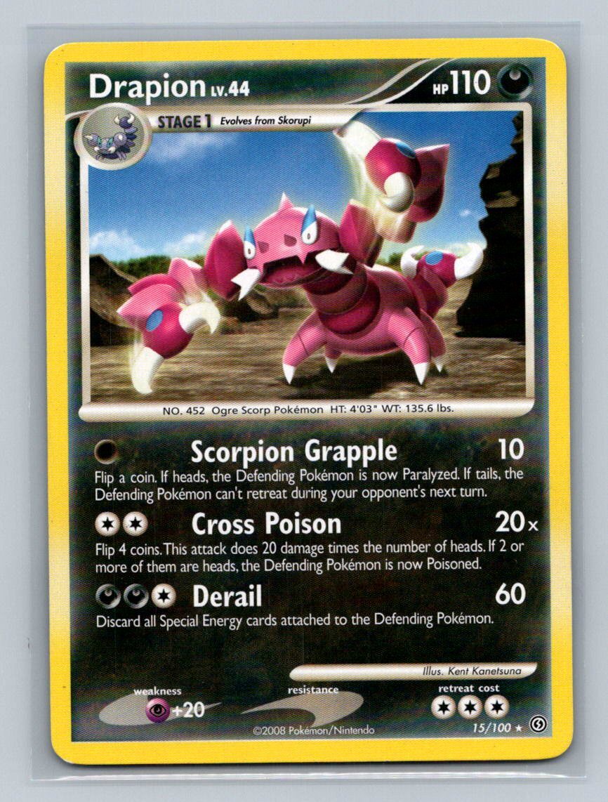 Drapion Stormfront 15/100 Near Mint NM