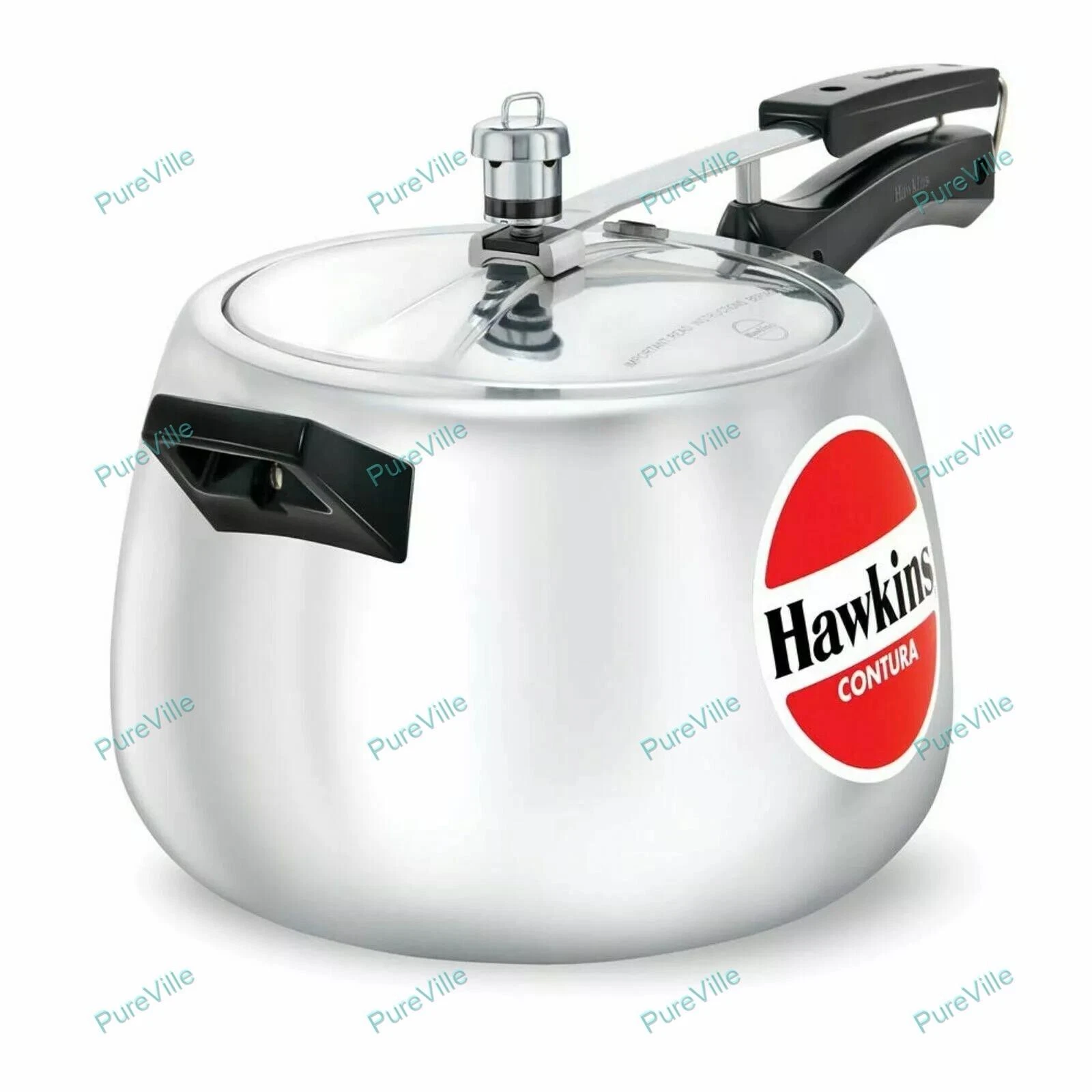 Hawkins Contura Pressure Cooker 6.5Litre Aluminum Silver Color Best Kitchen Gift