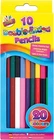 ARTBOX ASSORTED COLOUR DOUBLE-ENDED COLOURING PENCILS 10 PACK