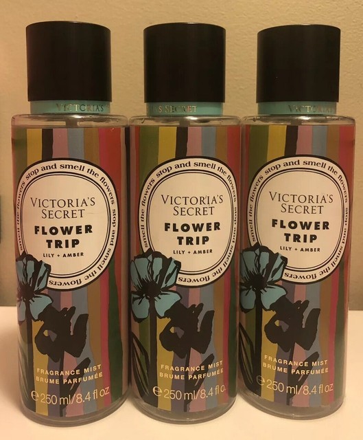 VICTORIA'S SECRET FLOWER SHOP FLOWER TRIP FRAGRANCE MIST 8.4 oz each 3