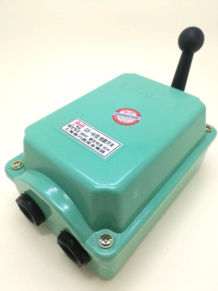 US Stock 60A Drum Switch Forward/Off/Reverse Motor Control Rain Proof Reversing - Image 3 of 4