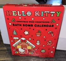 Hello Kitty Sanrio Bath Bomb Christmas Advent Calendar 7 Day Countdown Kids Gift