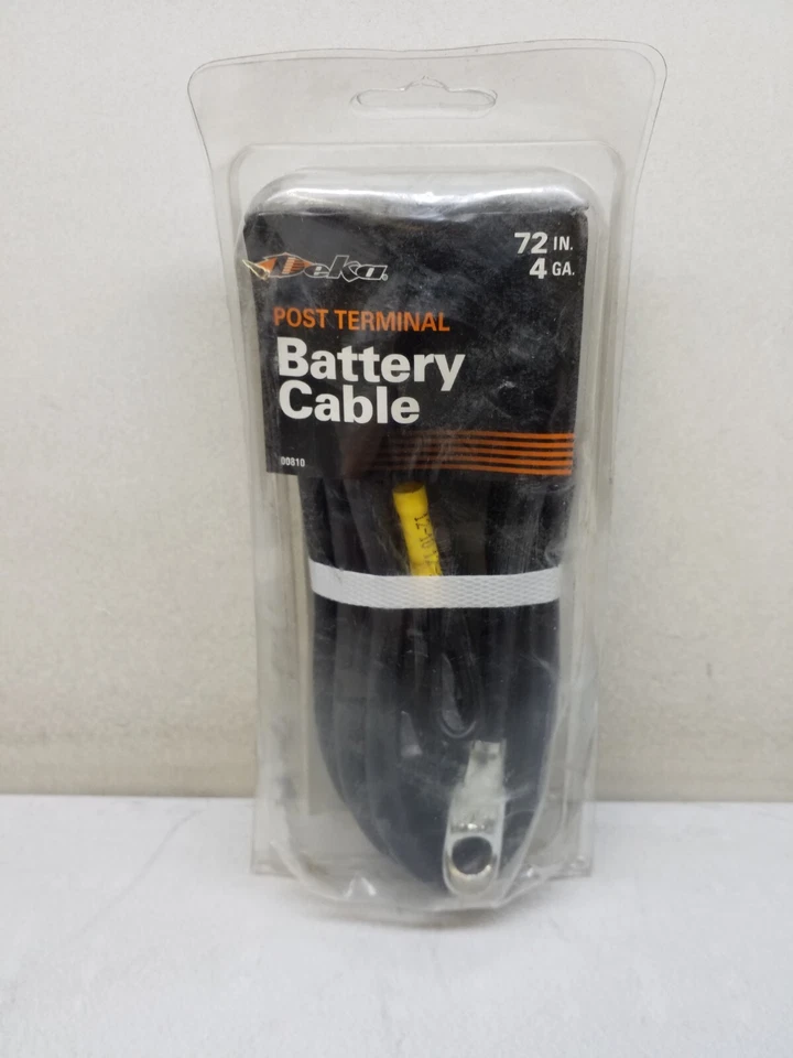 00810 Deka East Penn Post Terminal Battery Cable 72in 4 Ga Free Shipping - Image 3 of 4