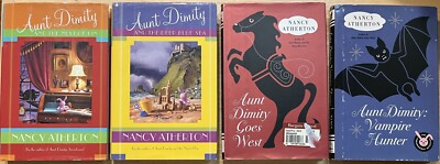Lot of 4 Nancy Atherton: Aunt Dimity Next Kin~Deep Sea~Goes West~Vampire Hunter