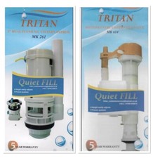 2 PACK - 1 x DUAL FLISH SYPHON OVAL PUSH BUTTON & 1 x UNIVERSAL QUIET FILL VALVE