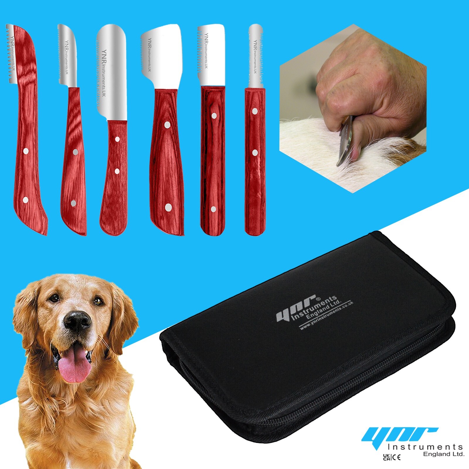 Pet Stripping Knife Grooming Tool Comb for Pets Dog & Cat Trimming Hair