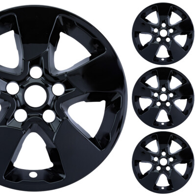 PACRIM 16'' Gloss Black Wheel Skins for Kia Soul (2017-2019) SUV | ABS | Set of 4