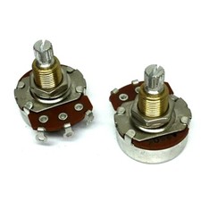 (2) Alpha Full Size 250k Audio 6mm Split Shaf...