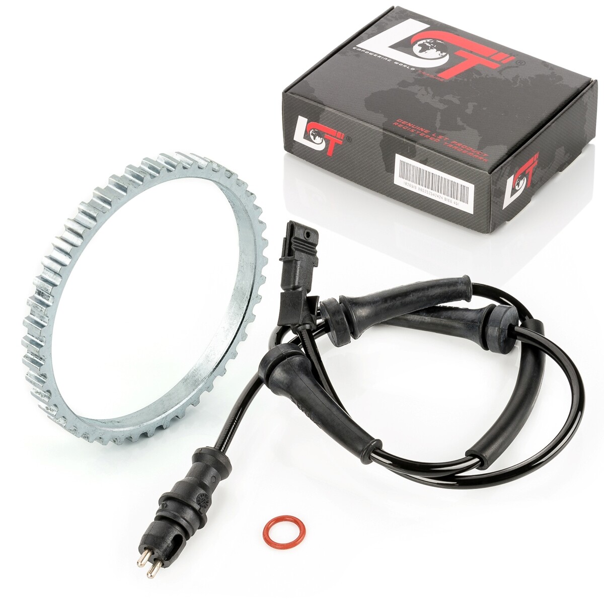 Abs Sensor and Abs Ring Set Front Speed Sensor 44 Teeth for Renault Espace IV