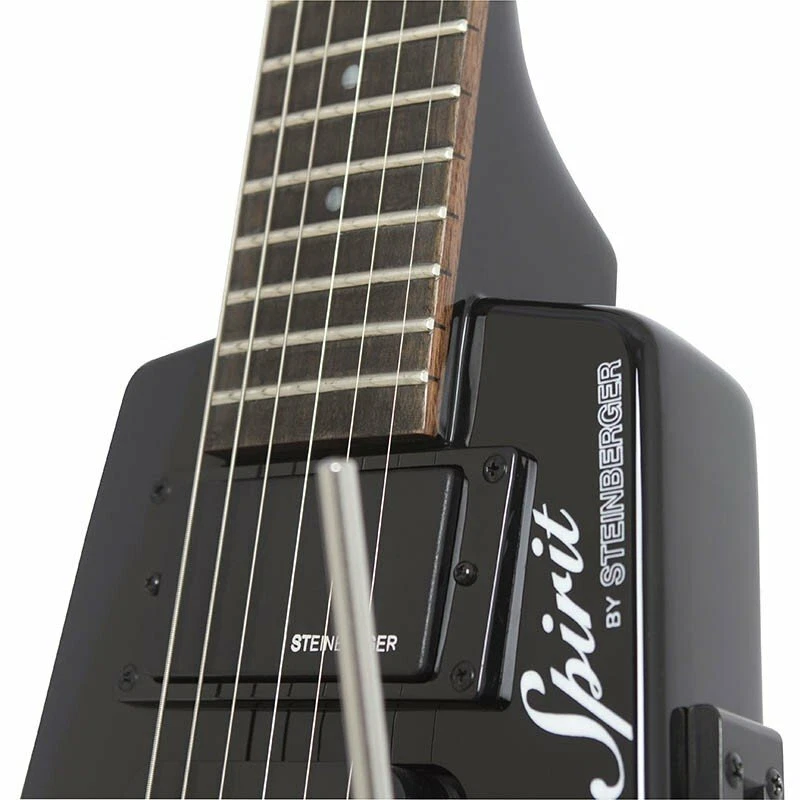 Guitarra Eléctrica STEINBERGER Spirit GT-PRO Deluxe Negra Sin Cabeza con Estuche Blando Foto 4 de 4