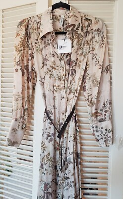 Tensione In Fantasia Maxi Floral Dress Sz M Made in Italy