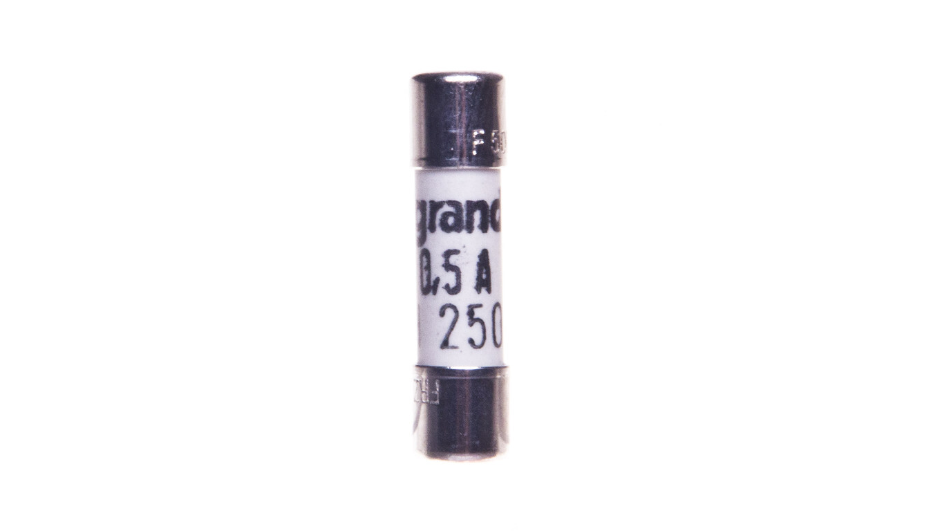 Cylindrical fuse link 5x20mm 0.5A F 250V 010205 /T2UK