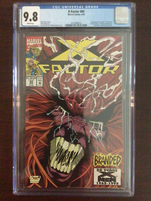 CGC 9.8 X-Factor 89 X-Men White Pages