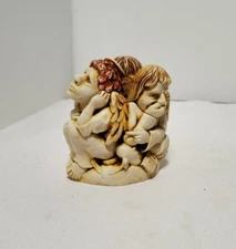 1995 Harmony Kingdom "Paradise Found" Angels TJPPF  Old Store Stock No Box NO