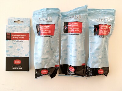 3  ORIGINAL  NIVONA  Claris Wasserfilter   10  NIVONA Reinigungstabletten