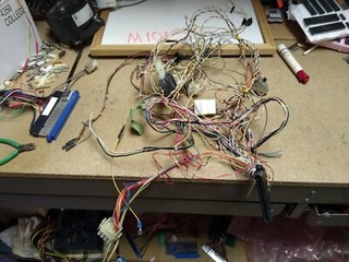 Wiring Harness from NIGHT DRIVER 1976 Atari not complete, some cuts